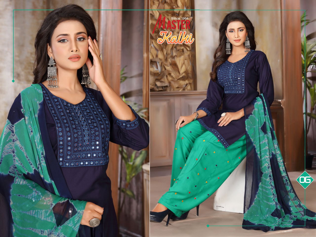 master kalki  Latest Fancy Designer Emboridery Casual Wear Readymade Punjabi Patiyala  Salwar Suit
